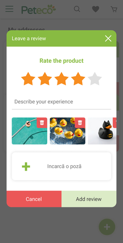 Peteco mobile app