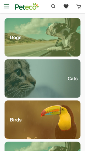 Peteco mobile app