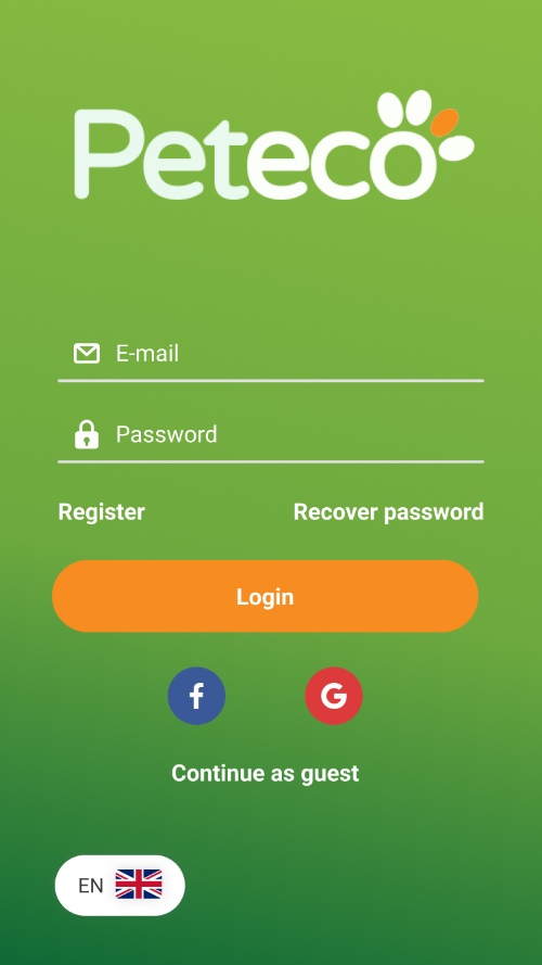 Peteco mobile app