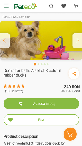 Peteco mobile app