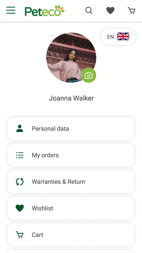Peteco mobile app